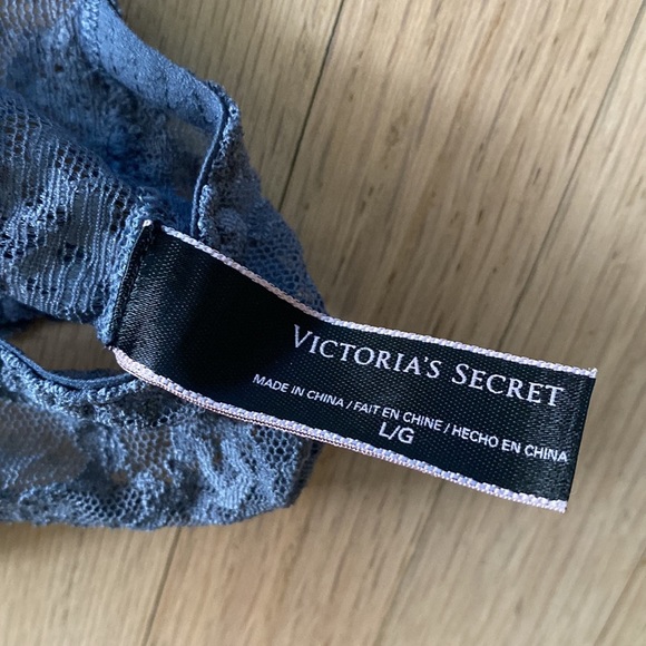 NWOT Victoria Secret Gray Racerback Bralette - Picture 5 of 5
